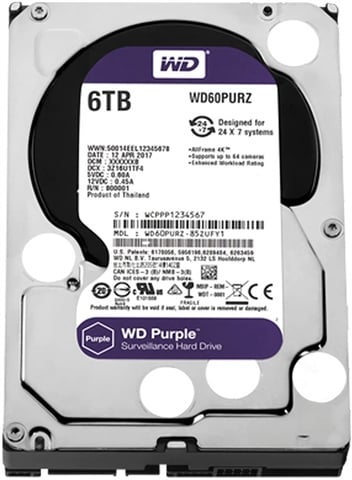 二枚セット　WD Purple 4TB HDD WD40PURX (75/76) WD Purple WD40PURZ 4TB 3.5